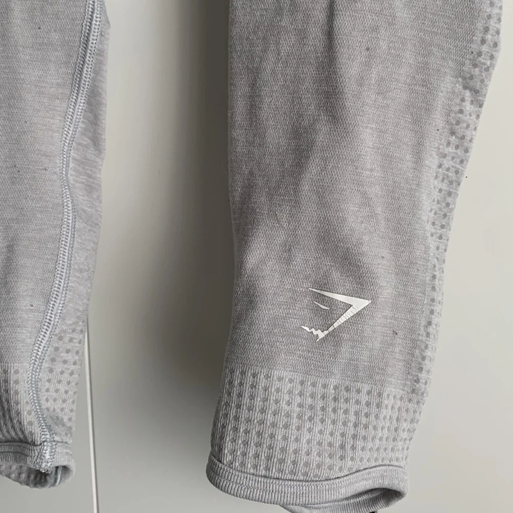 Gymshark‎ Vital Rise Seamless Leggings light gray small - Picture 4 of 7